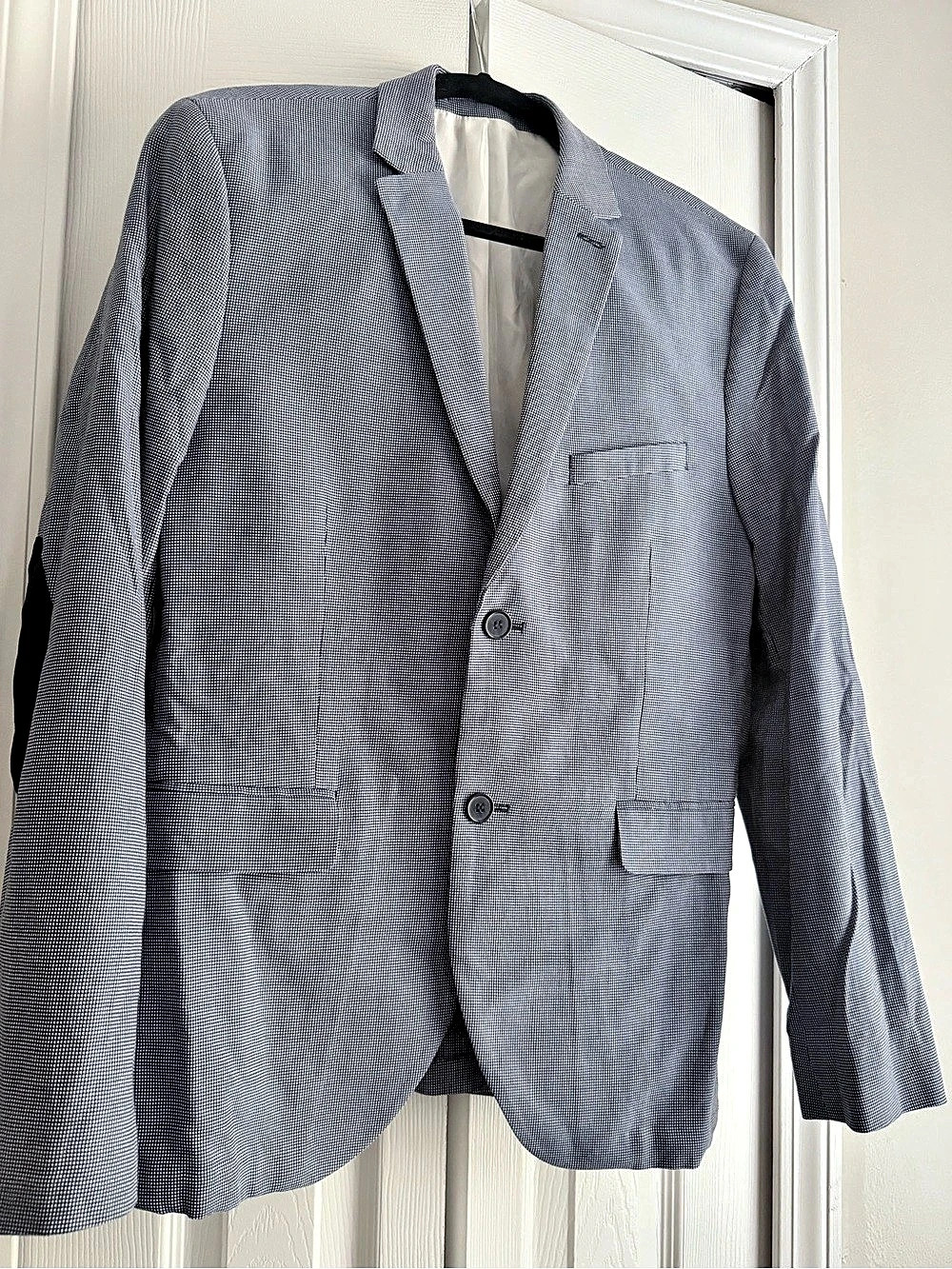 H&M Checkered Sport Coat Cotton Size 40R